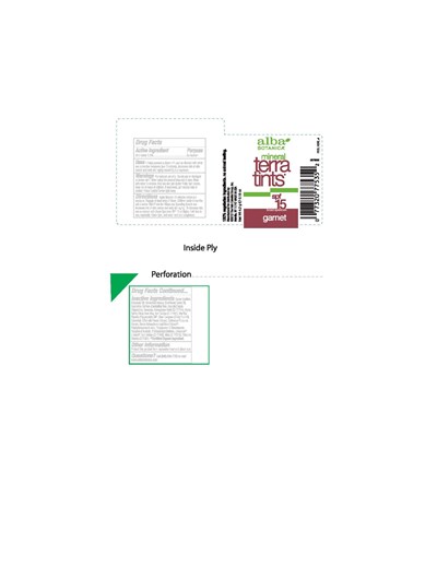 Jar Label (Al77535 Mineral Terra Tint Spf15 Garnet Jar Label)